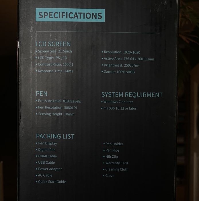 Tablet graficzny Huion Kamvas Pro 22