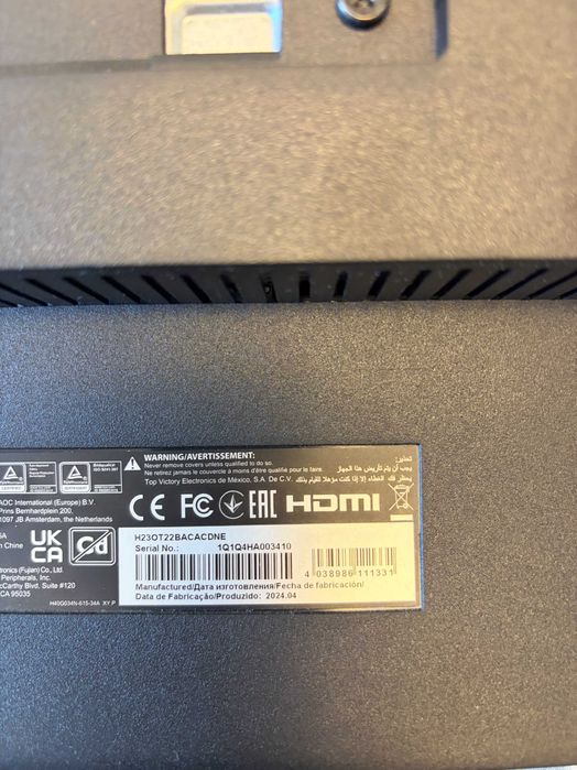 Продам монітор 34" AOC CU34G2XP