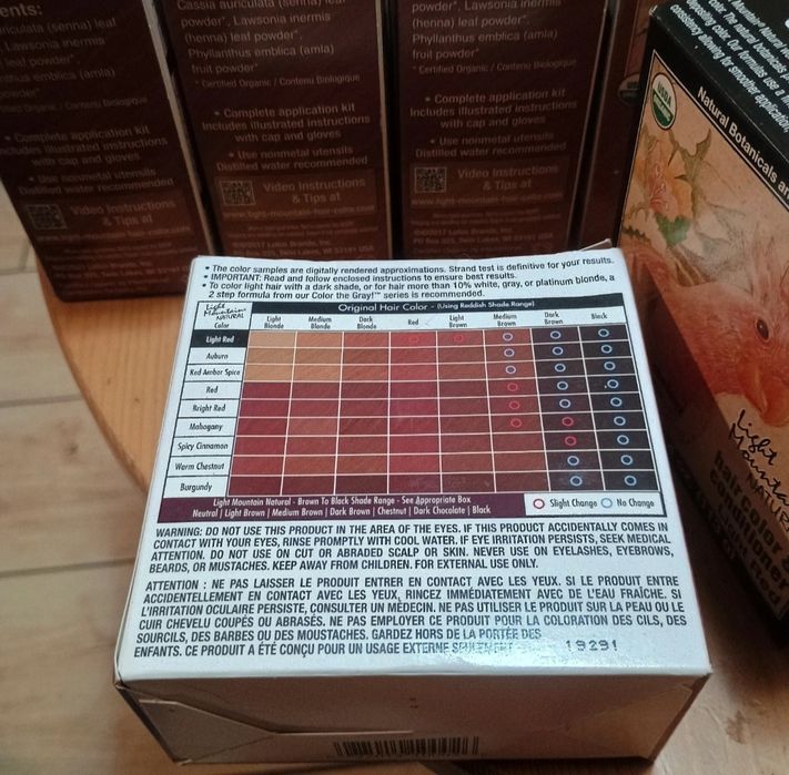 Henna Light Mountain Light Red