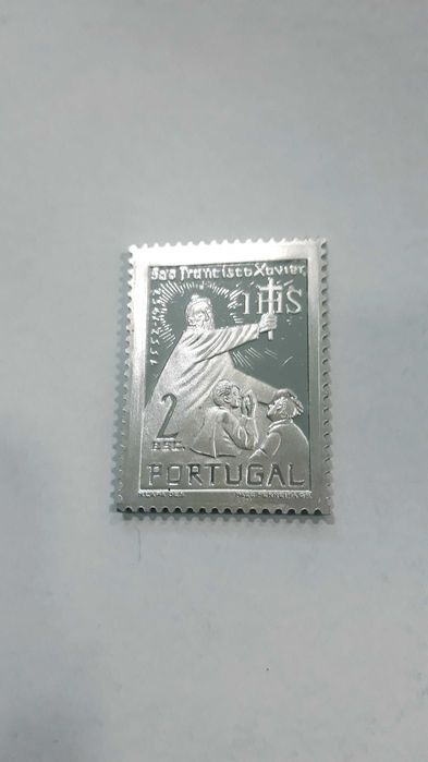 Selo em prata.  S. Francisco Xavier.