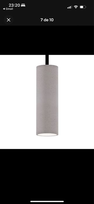 Candeeiro luminaria em betao