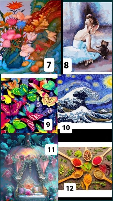 Картини по номерам 20 на 30