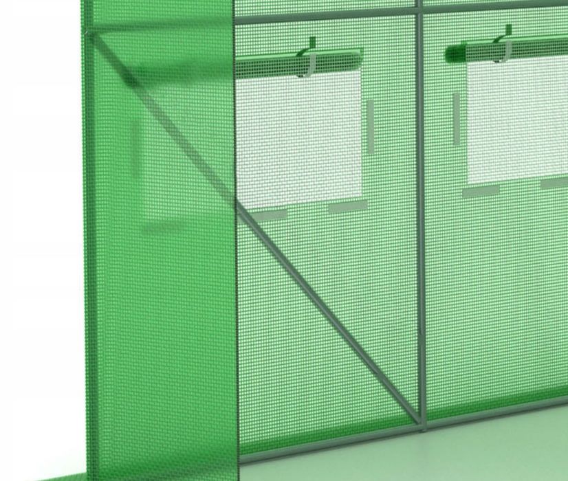 NOWY Tunel Foliowy Ogrodowy Foliak Szklarnia 400x250 4x2.5 Duży