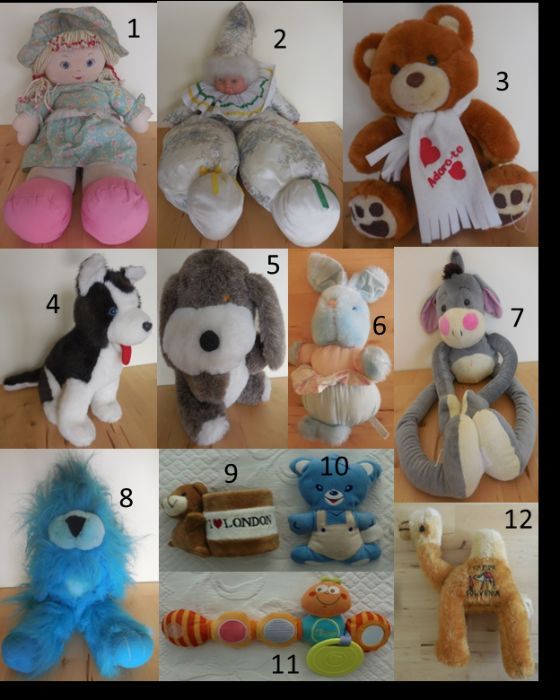 Bonecos de Peluche