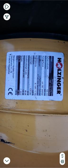 Odśnieżarka gąsienicowa Holzinger