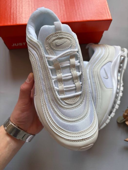 БЕЗ ПЕРЕДПЛАТ‼️38-45 Nike Air Max 97 White / vintage shox r4 dn