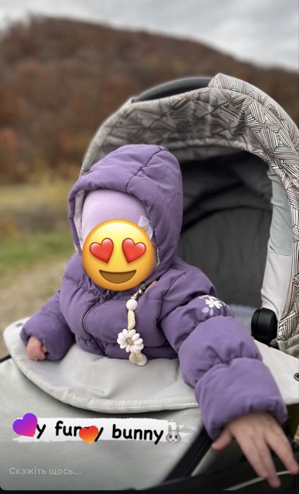 Тепла куртка весна/осінь для дівчинки