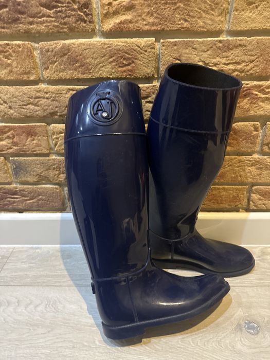 Kalosze Armani Jeans granatowe rozmiar 36