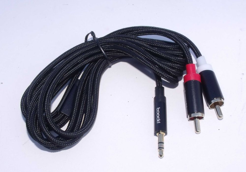 Kabel Przewód Audio Głośnikowy Aux 3,5 mm do 2RCA