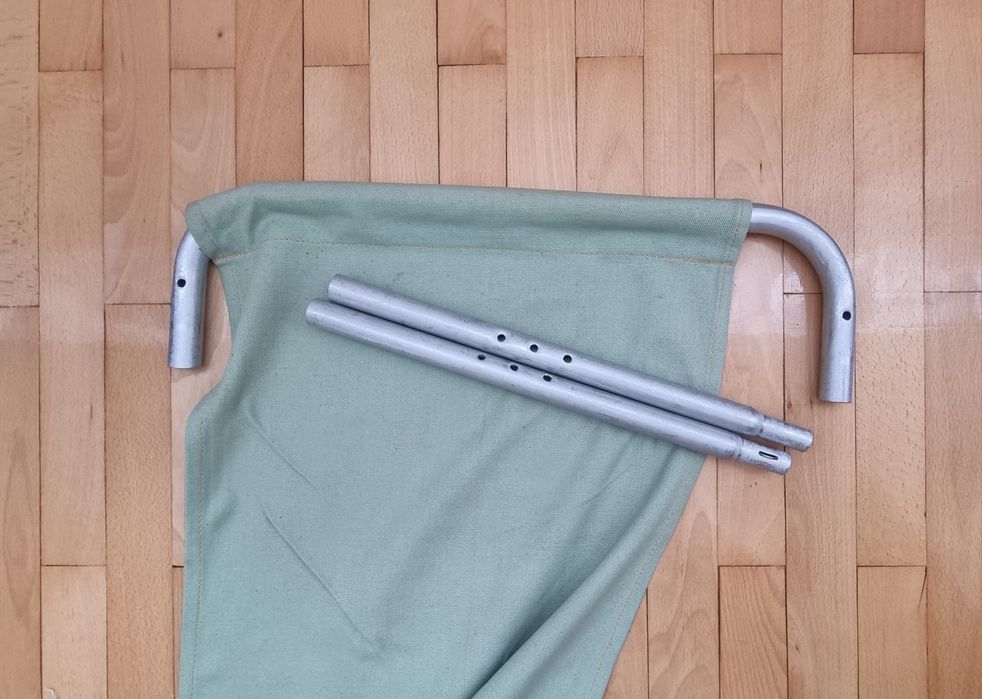 Leżak rozkładany plażowy PRL