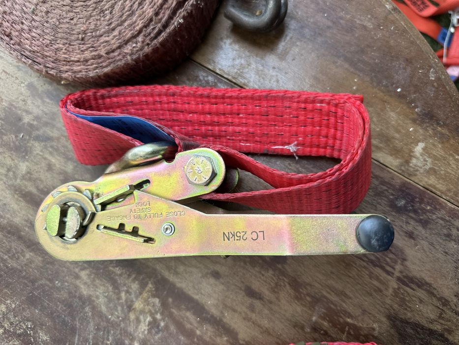 3 Cintas de Amarração com Catraca – Lote Completo – 50€