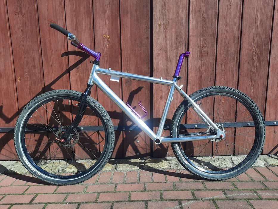 rama rowerowa frameset alu pod koła 26" commuter retro mtb