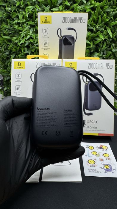 Топовая новинка Базеус 20000 mAh 45W Baseus powerbank с гарантией