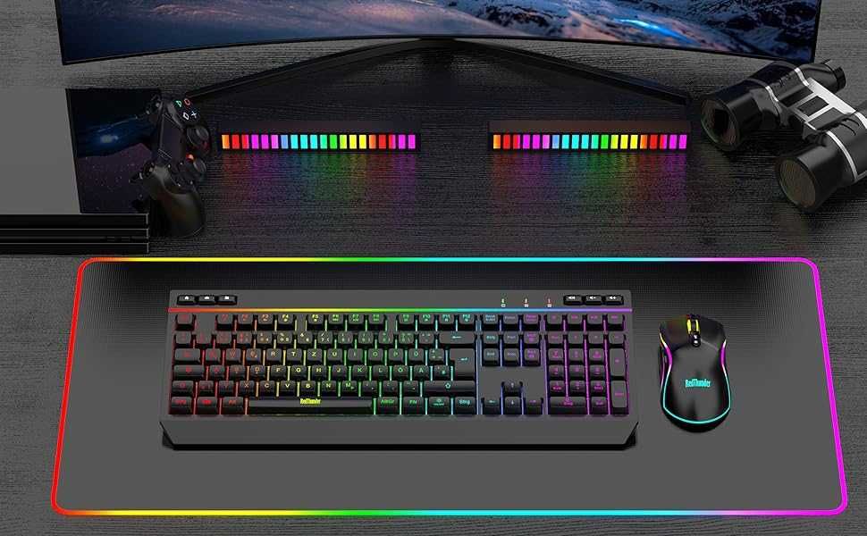 Zestaw RedThunder K20 klawiatura + mysz gaiming RGB AZERTY