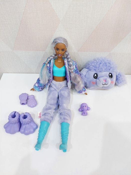 Zestaw Barbie Cutie Reveal Pudeł + Mebelki + ubranka + akcesoria