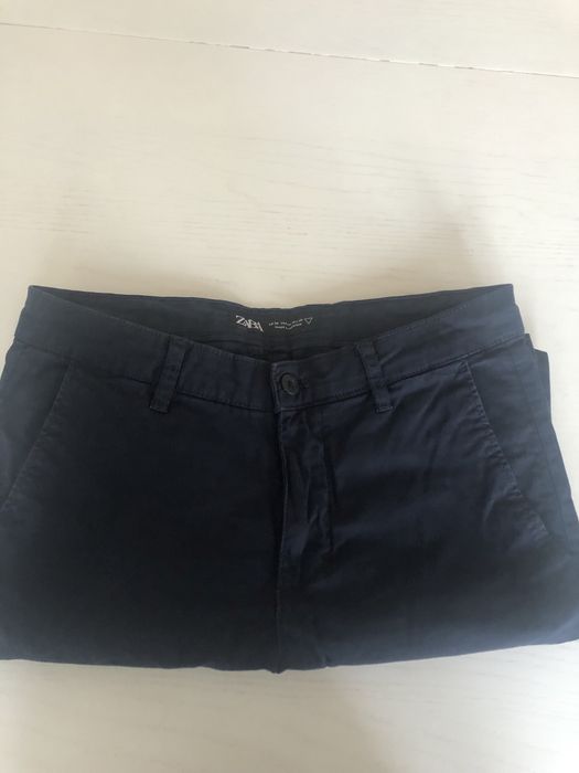 Calças Chino azuis escuras Zara Tam. 38