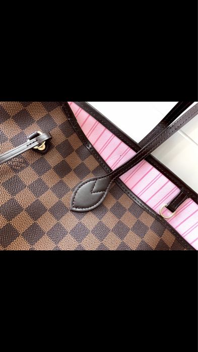Torba torebka Louis Vuitton neverfull mm gm ebene szachownica SKORA NA