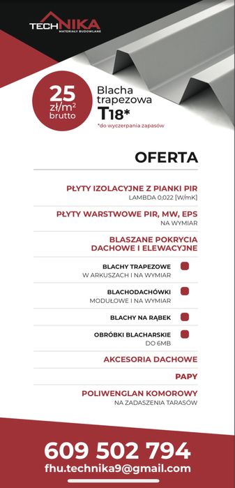 płyty PIR 12cm, 125mm,