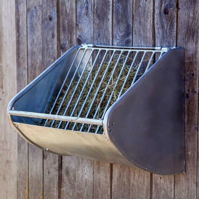 Paśnik na siano dla konia z prętami, 90 l