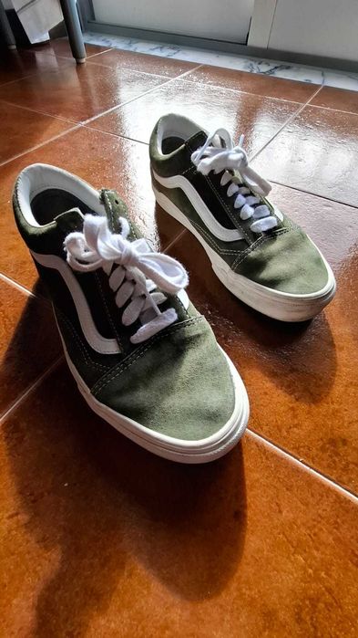 Vans Old School - Verde (quase novo)