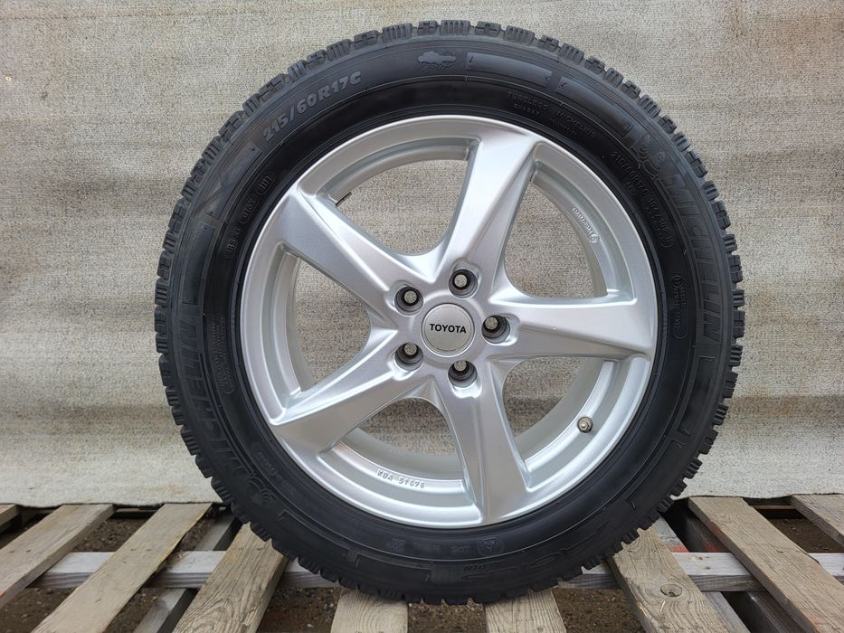 [K355] Koła zimowe 17 Cali 5x108 Michelin 215/60/17c Toyota Proace 7mm