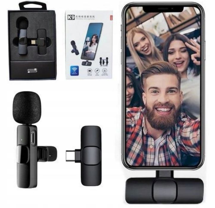 Nowy mikrofon bezprzewodowy Lavalier USB-C – idealny do vlogów