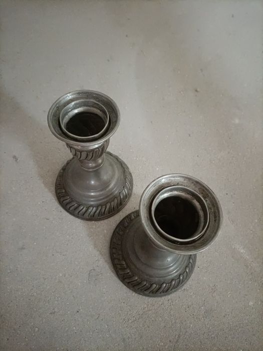 Castiçais Estanho Puro