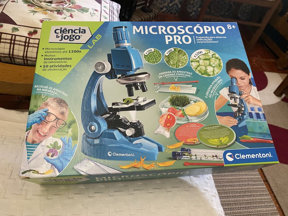 Kit Laboratorial para Criança com Microscópio
