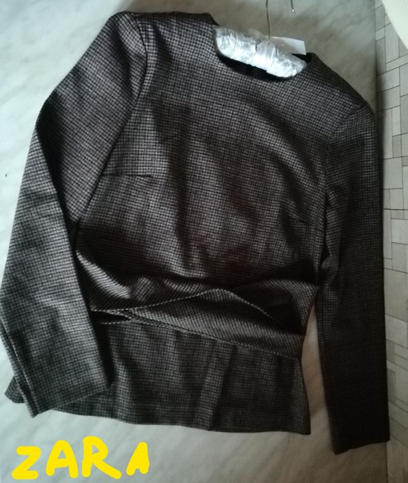 Bluzka brązowa top