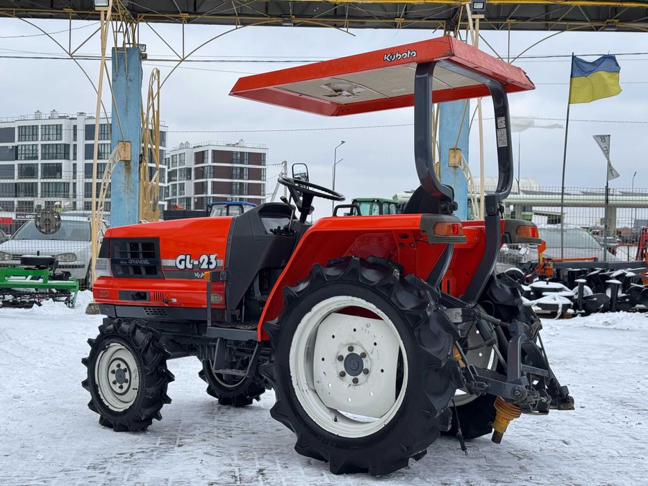 Японський трактор/мінітрактор KUBOTA GL23!+Дашок! РЕВЕРС! 4х4!+ ФРЕЗА