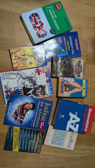 Zestaw książek do nauki j. angielskiego