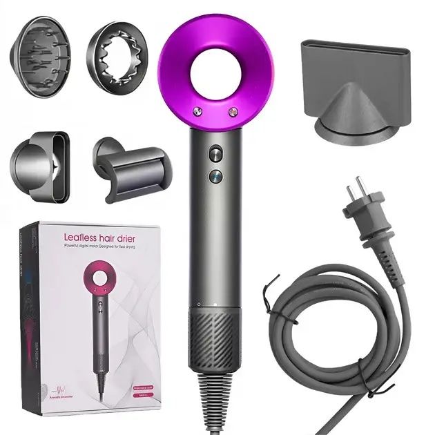 Фен стайлер 5в1 Super Hair Dryer з іонізацією 5 насадок 1600Вт 10003