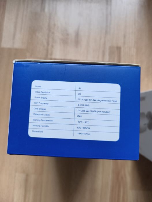 Розпродаж Камера відеоспостереження ZS-GX3S з акумулятором 5200 mAh.