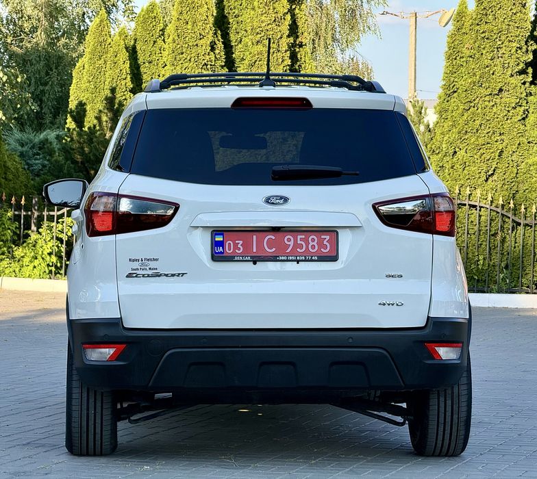 Ford EcoSport 4X4 Максимальна Комплектація! 2021 Рік! СТАН НОВОГО АВТОМОБІЛЯ!!!