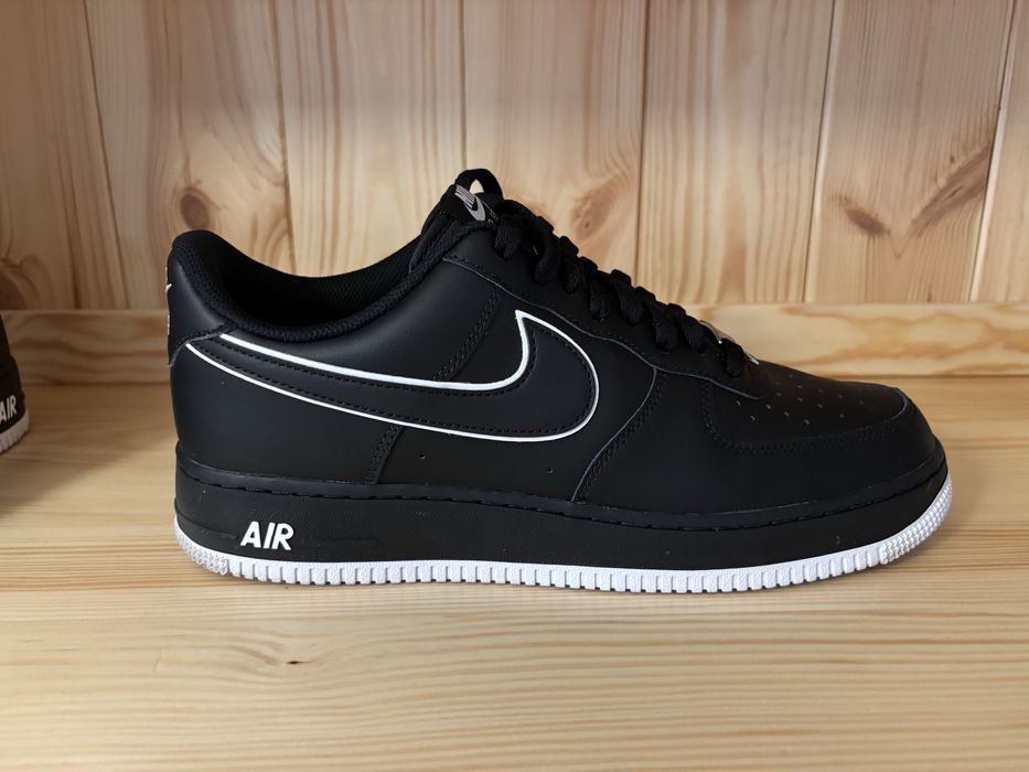Buty męskie Nike Air Force 1 | Rozmiar 45.5 | Czarno-Białe