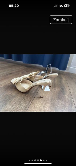 Szpilki Zara 38 nowe