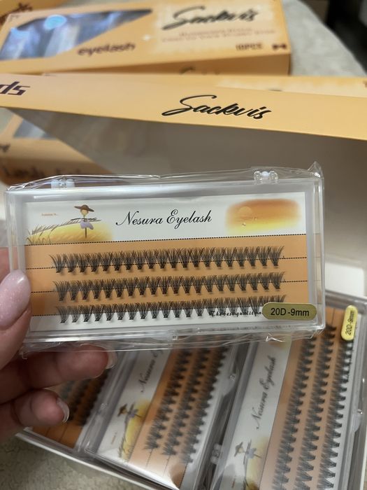 Віі пучками 20д,30д,50д, ресници #9,10,11 всі по 55 грн