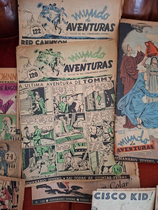 Mundo de Aventuras - 1ª fase anos 40 e 50 - Aguiar & Dias Limitada - inclui nº3
