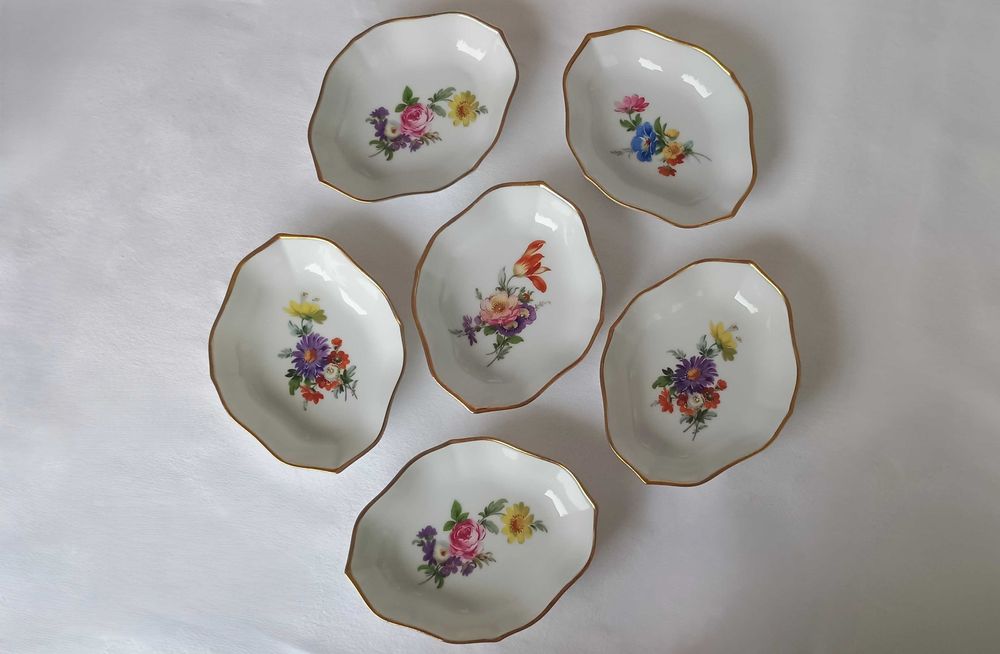 Komplet 6 paterek / miseczek porcelanowych Kaiser