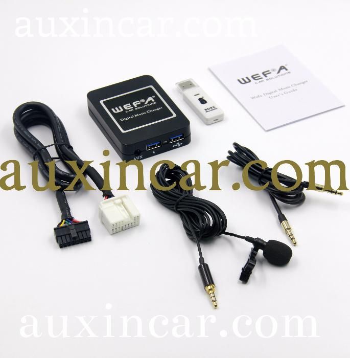 usb BT aux WEFA WF-606 BMW Toyota Lexus Audi Honda Mazda Subaru Рено