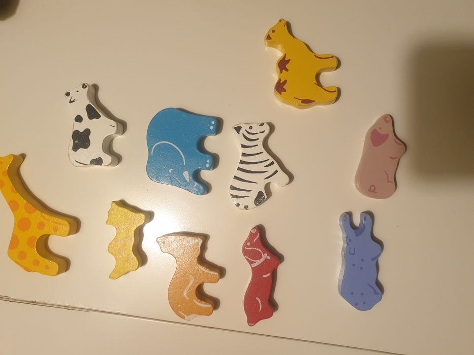 Samochod auto sorter ze zwierzetami BIGJIGS Toys