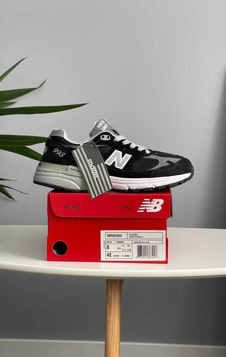 !SALE! New Balance 993 Made In USA Black Grey 41 42 43 44 45 WR993BK