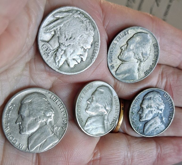 Half Dollar - 1969- Prata ;1972/73/74 ; Five C: 1936/43/ 63/64/79