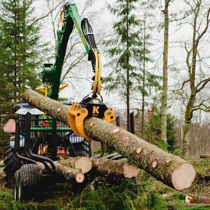 Chwytak 21 otwiera się na szerokość 1250 mm