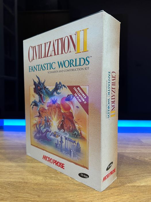 Civilization II Fantastic Worlds (PC EN 1997) BIG BOX prem wydanie