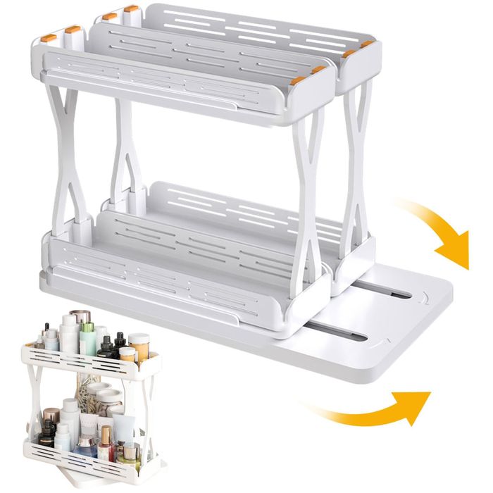 stojak na przyprawy do szafki, obrotowy organizer