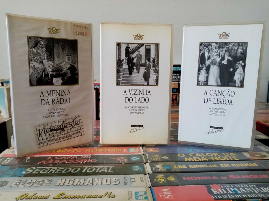 Filmes Cassete Vídeo VHS - Clássicos do Cinema Português (atualização)