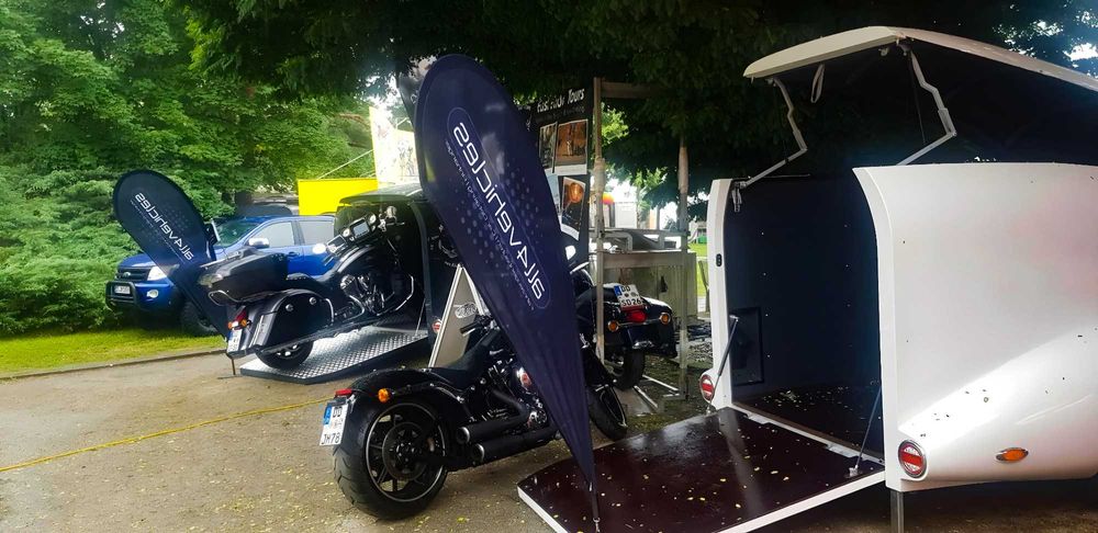 Причіп/причеп для мотоцикла AERO LORGANO-Pragmatec 750-1500 кг