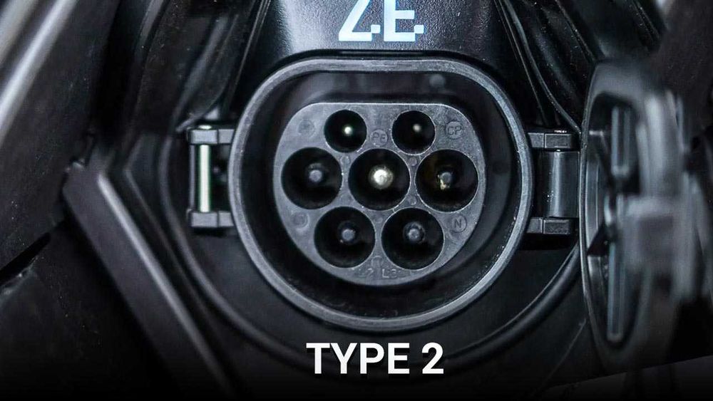 Зарядное для электромобиля на три фазы Type2 EVEUS PRO LCD 11, 22 кВт