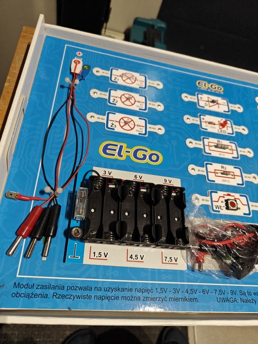 Zestaw do badan z elektroniki dla początkujących,miernik, akcesoria